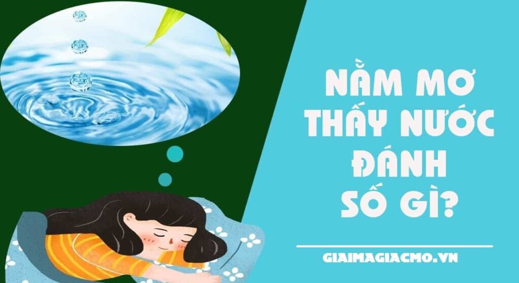 Nằm mơ thấy nước đánh lô đề con gì?