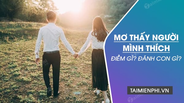 Mơ Thấy Người Mình Thích Là Điềm Báo Gì