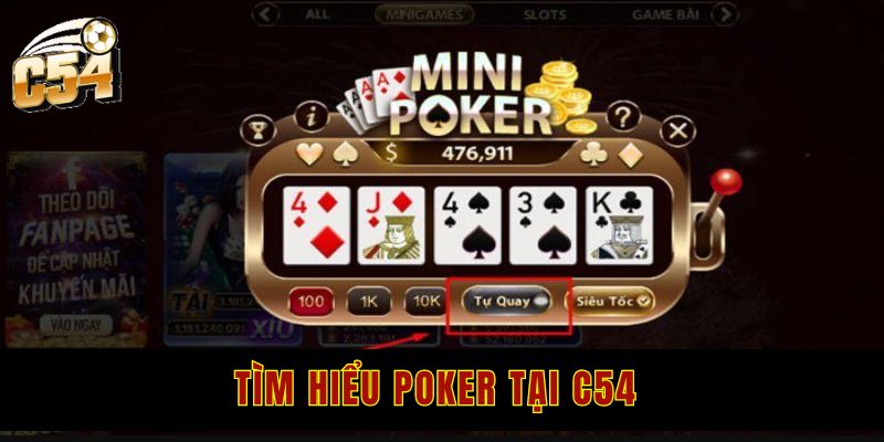 Poker C54 – Game Bài Cá Cược Trực Tuyến Chuẩn Casino