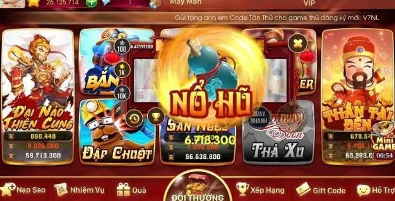 Hướng dẫn cách tham gia quay hũ tại Nổ hũ 79